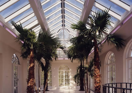 Orangery on listed house in Hampstead, London